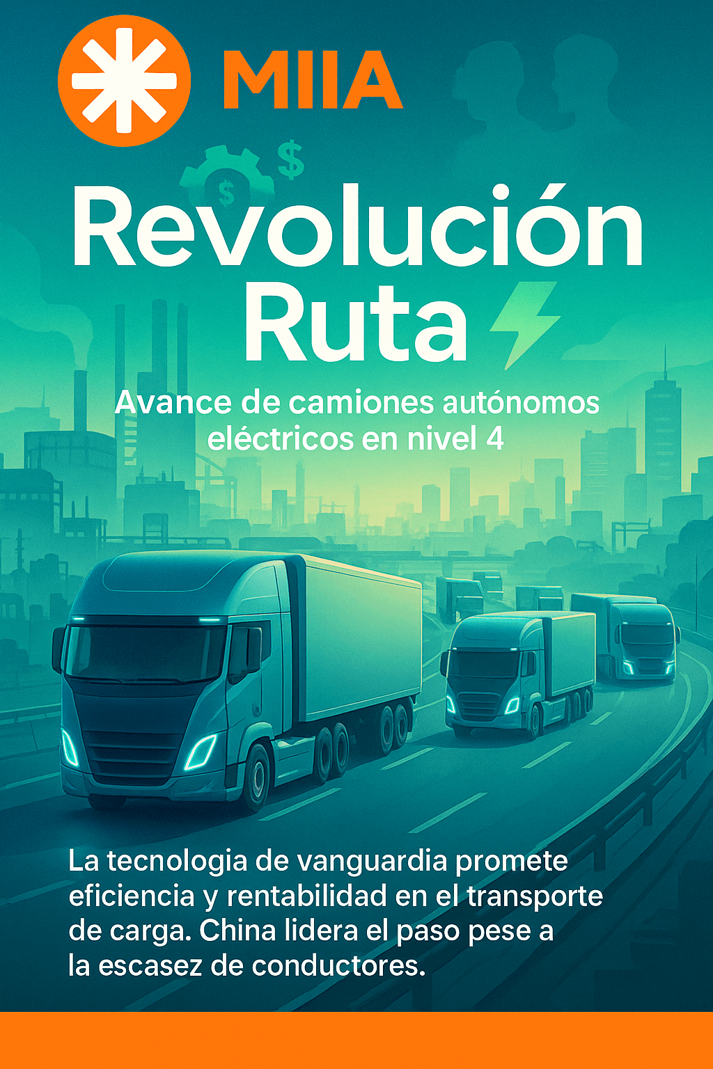 China impulsa caravanas de camiones autónomos ante crisis global logística