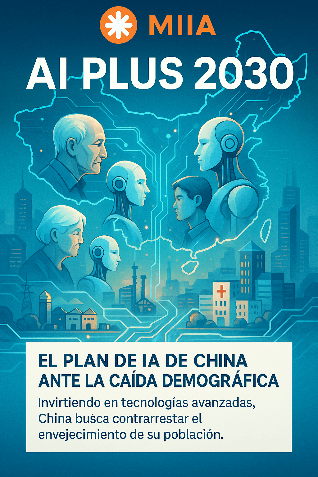 China implementa IA para mitigar declive demográfico a largo plazo