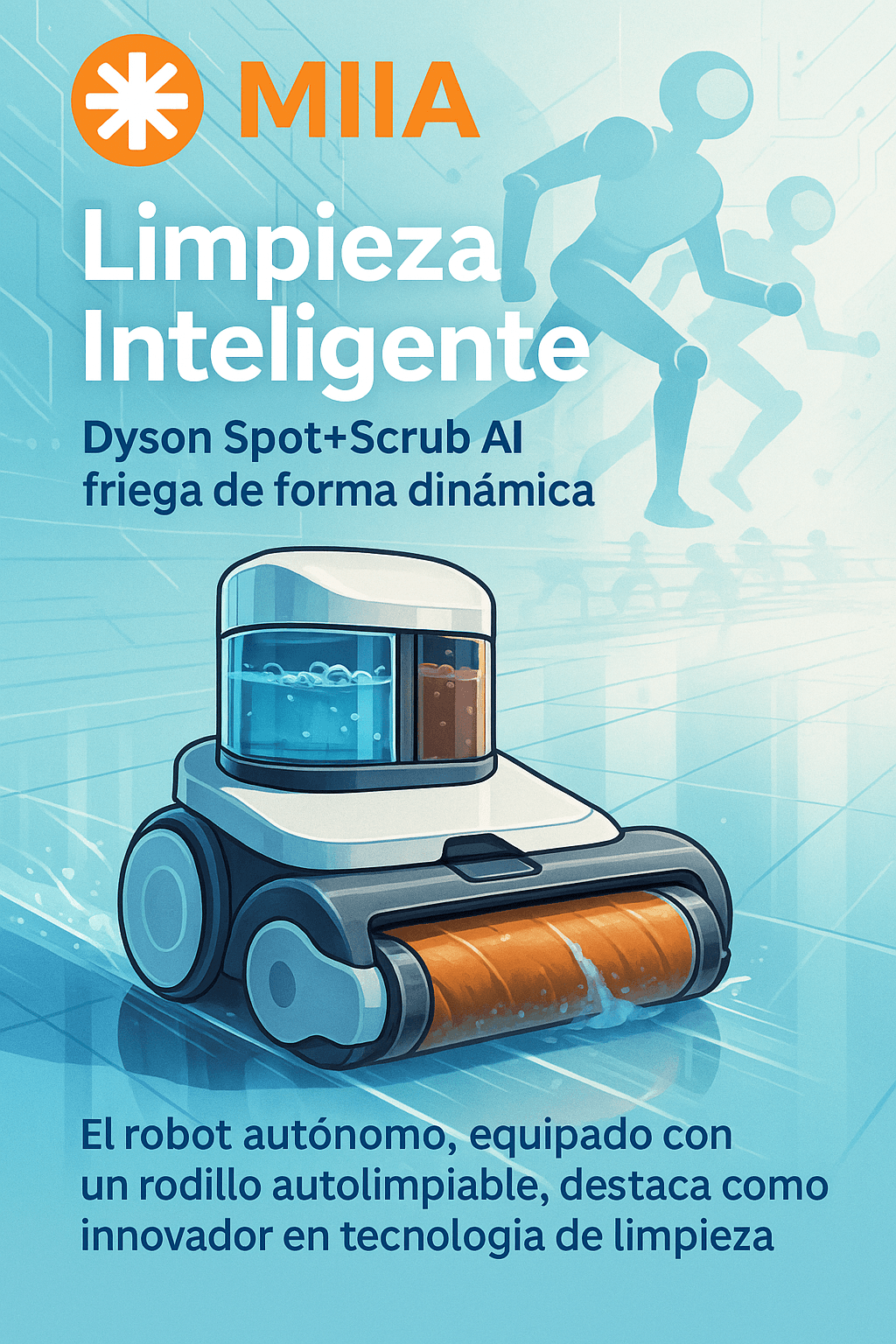 Dyson lanza robot inteligente con aspirado, fregado y detección avanzada de manchas