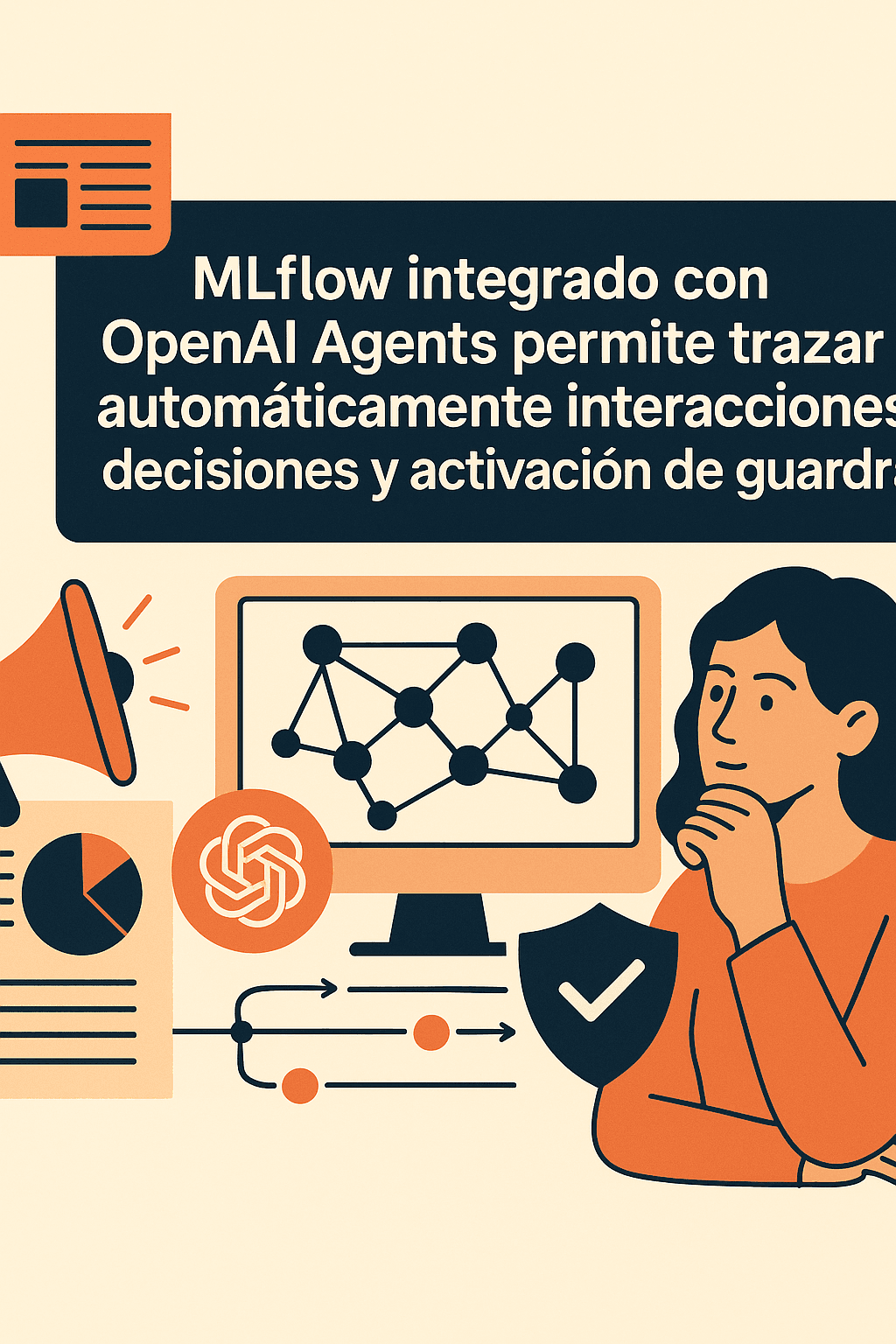 Integración de MLflow para rastreo en sistemas multiagente de IA