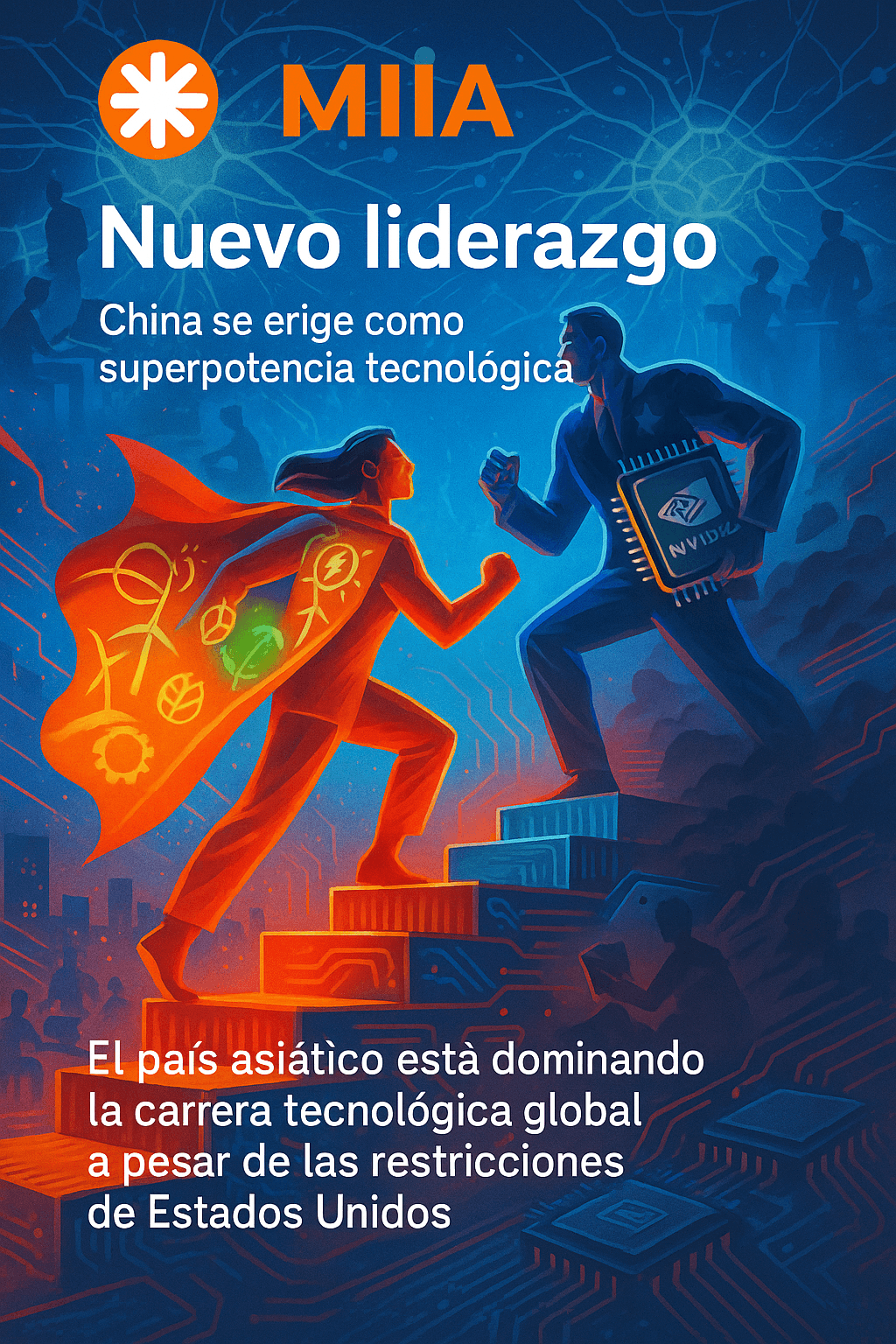 China desafía a EE.UU. revolucionando el avance en inteligencia artificial