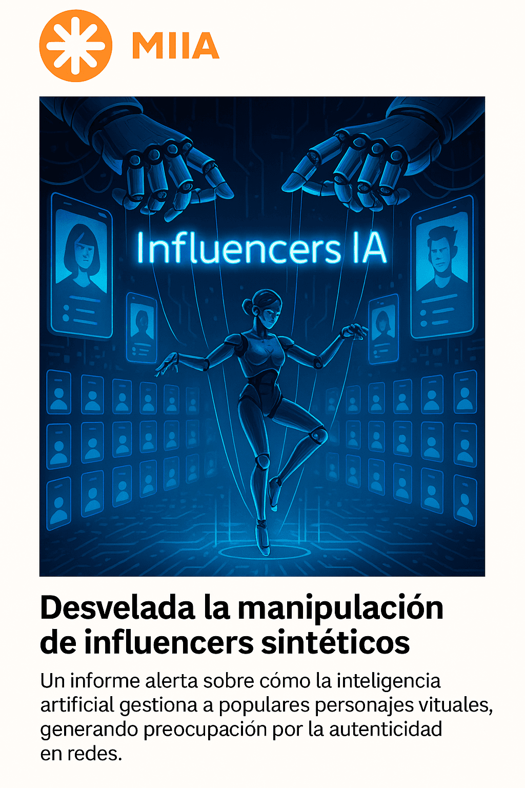 Startup lanza influencers sintéticos como servicio para manipulación en redes sociales