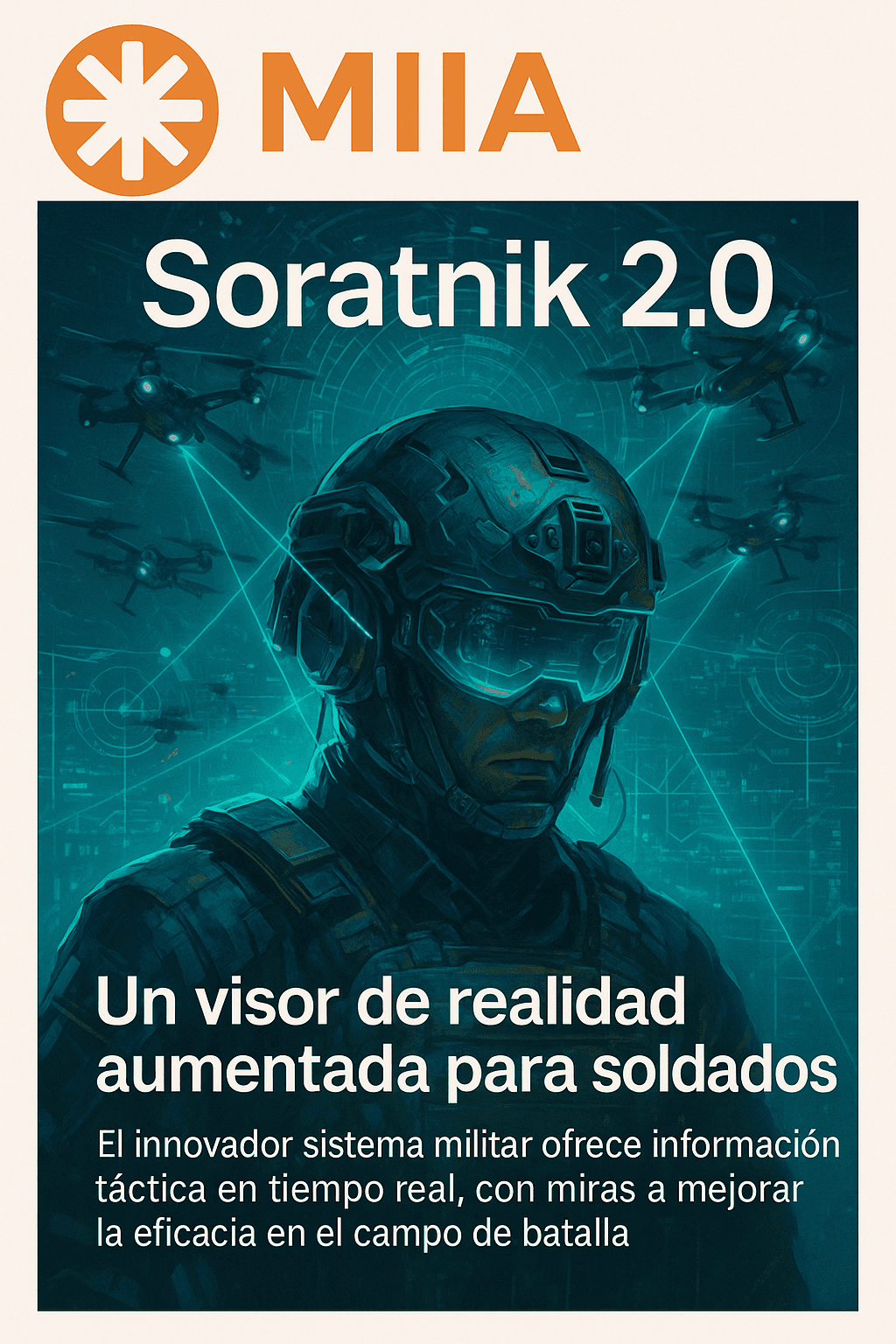 Soratnik: Casco inteligente ruso para ventaja táctica en combate avanzado