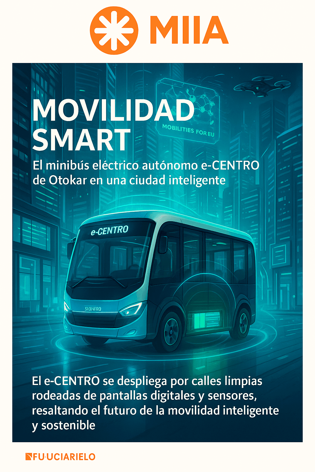 Madrid implementa minibús autónomo en laboratorio urbano de IA en Mercamadrid