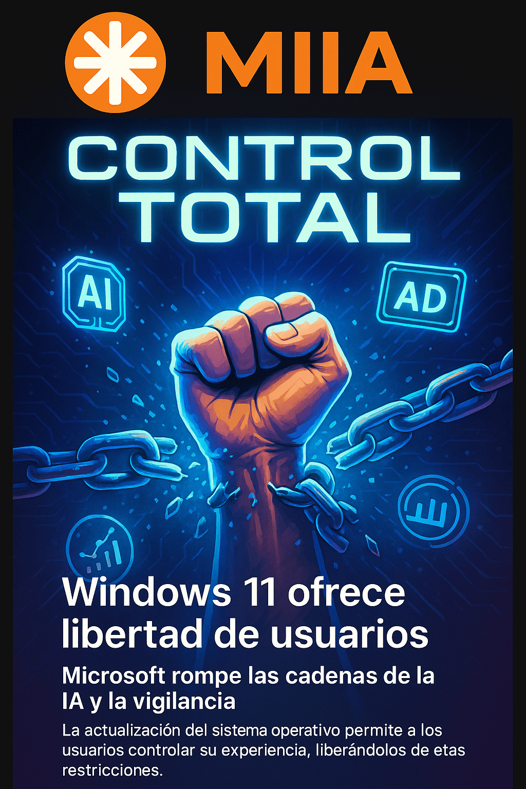 Comunidad rechaza IA en Windows; surgen respuestas no oficiales