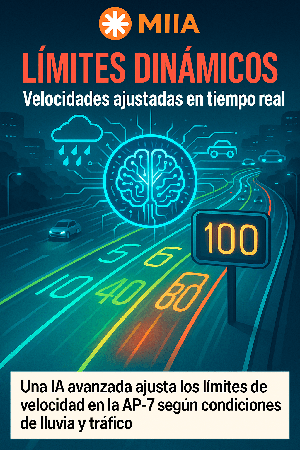Límites de velocidad dinámicos: impacto en velocidades máximas en autopistas