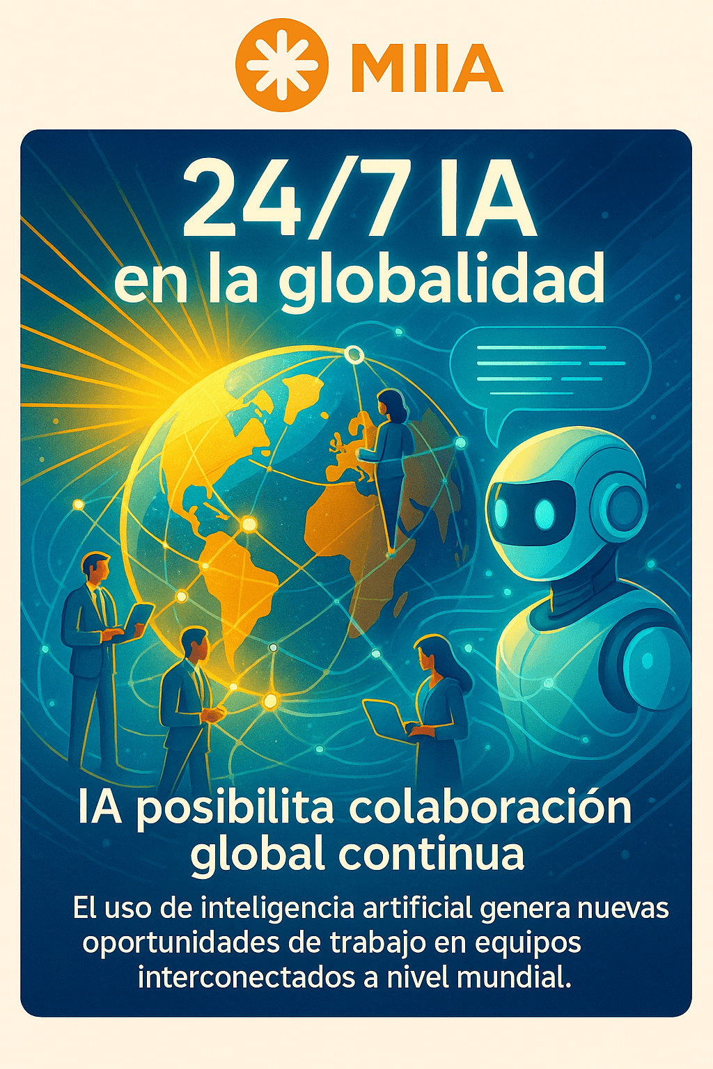 IA impulsa operaciones empresariales 24/7 rompiendo barreras geográficas