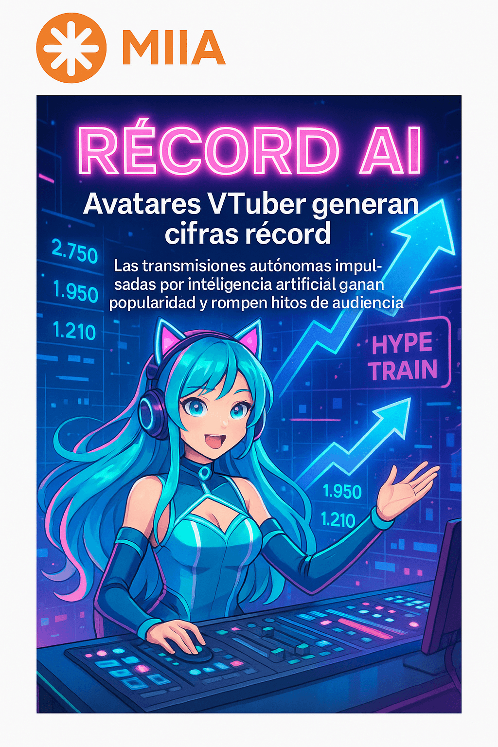 Neuro-sama: IA supera a streamers humanos en rendimiento continuo en Twitch