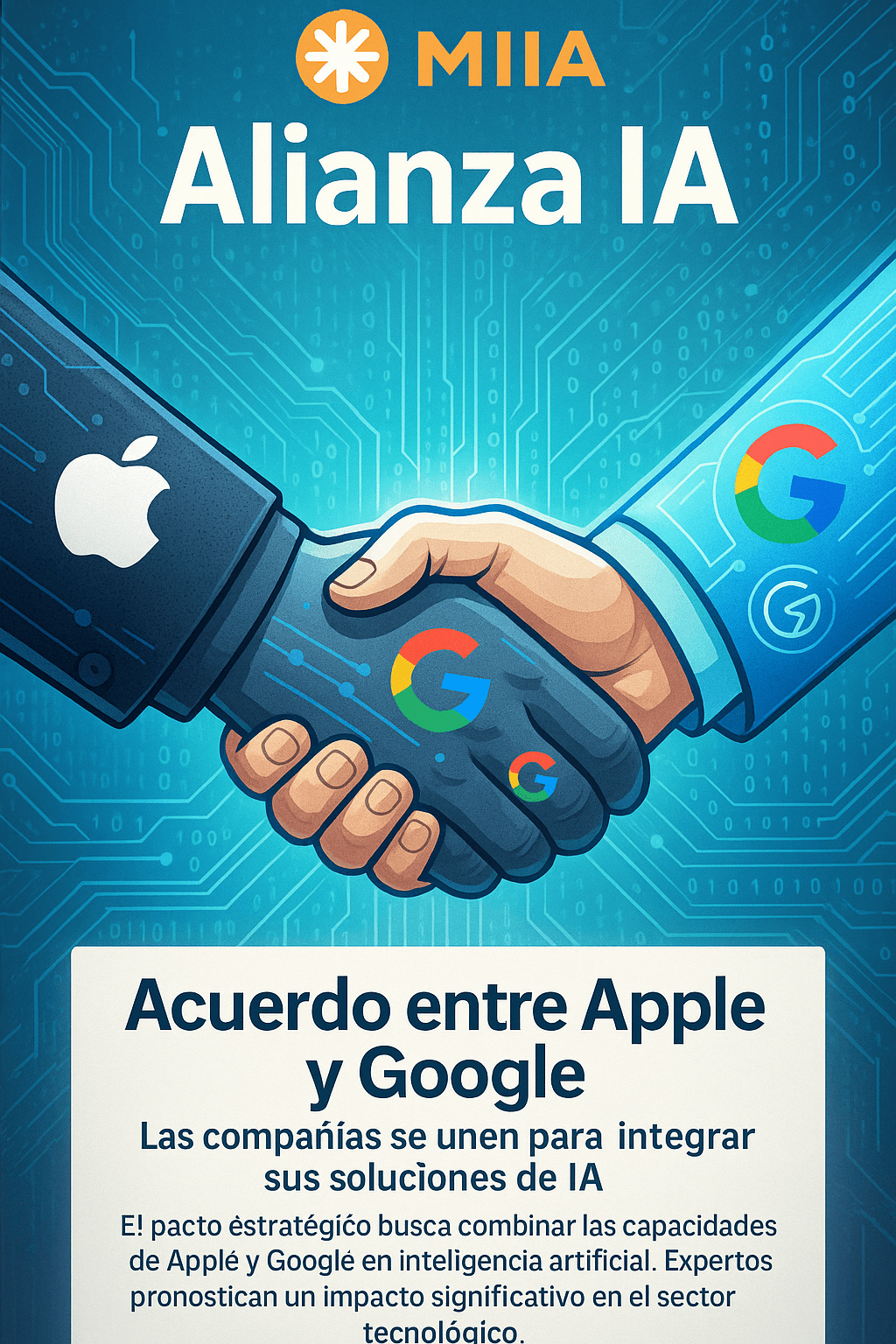 Apple adopta estrategia dependiente tras alianza con Google y Gemini