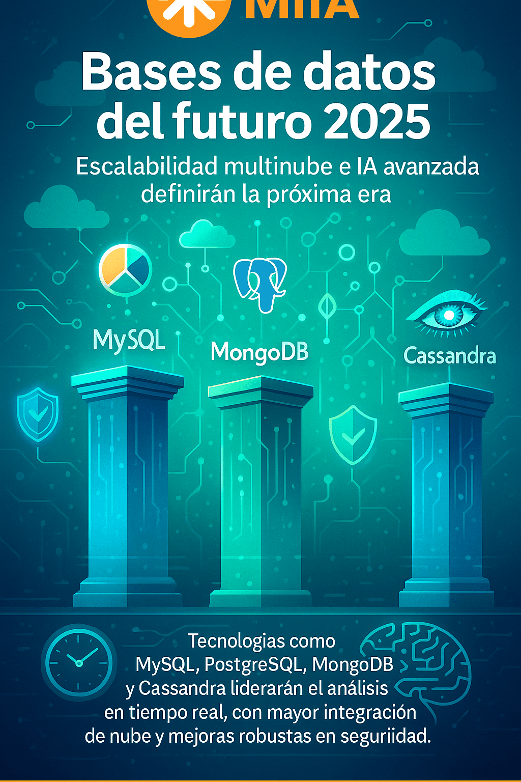 Guía técnica sobre tipos y aplicaciones modernas de bases de datos 2025