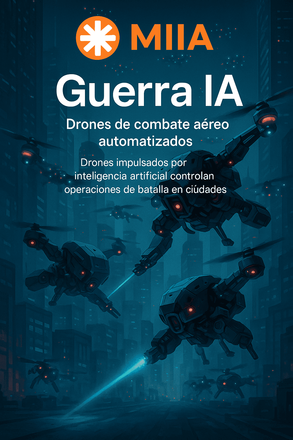 Robots armados patrullan enclave chino con fusil de alcance 100 metros