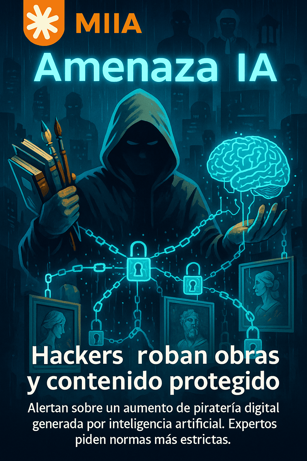Hackeo a web de artistas: ransomware amenaza entrenamiento de IA con obras robadas