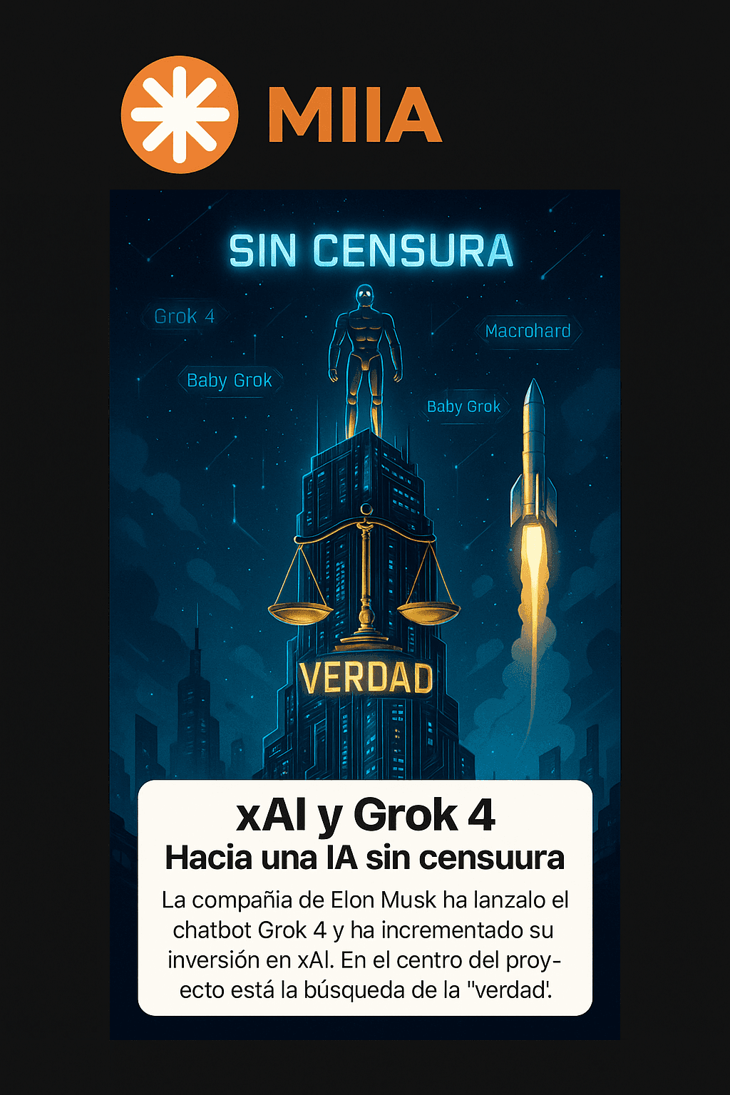 Grok: Potente IA limitada por sus propios desarrolladores