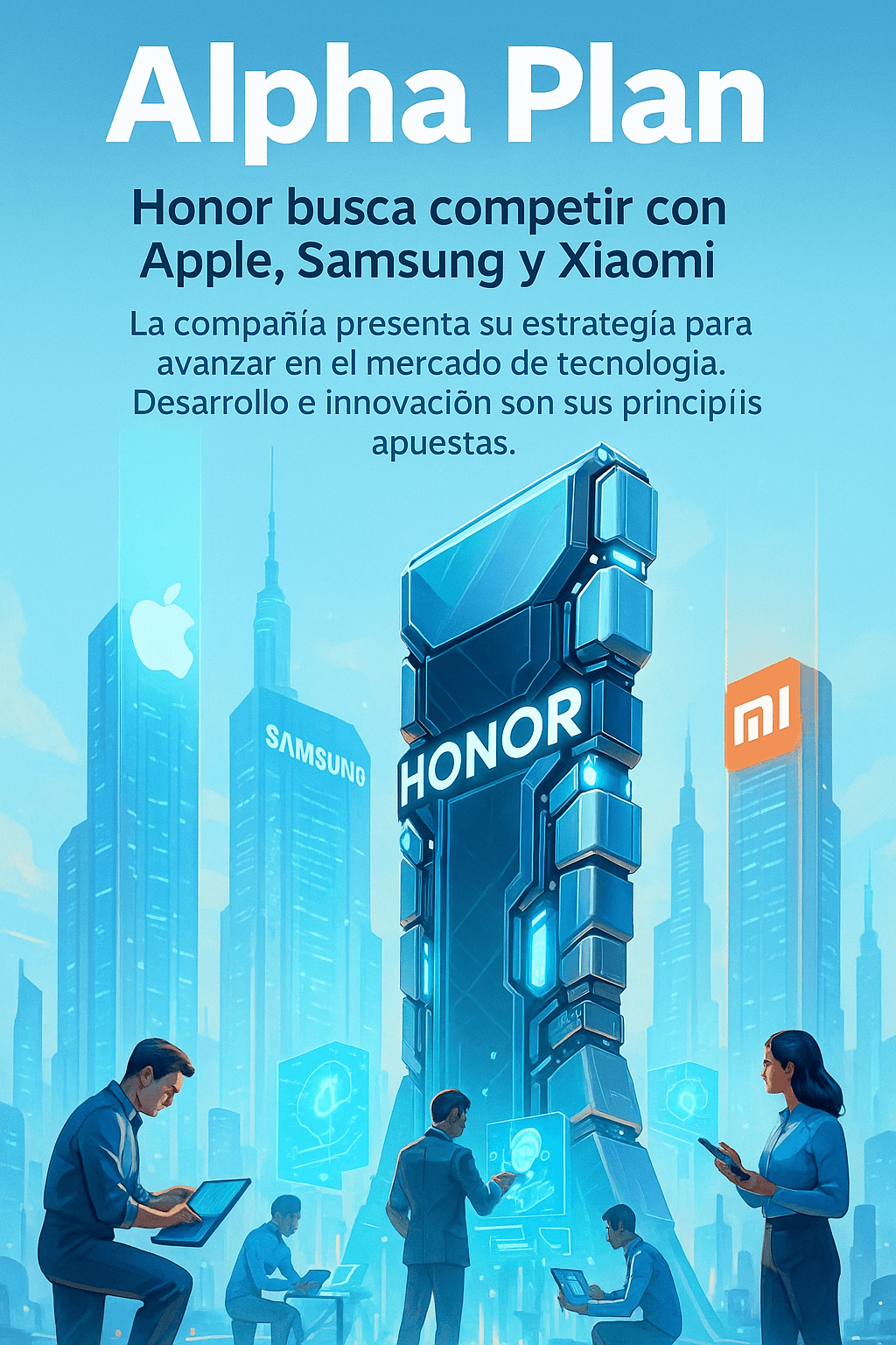 Honor presenta estrategia para dominar el mercado de dispositivos plegables