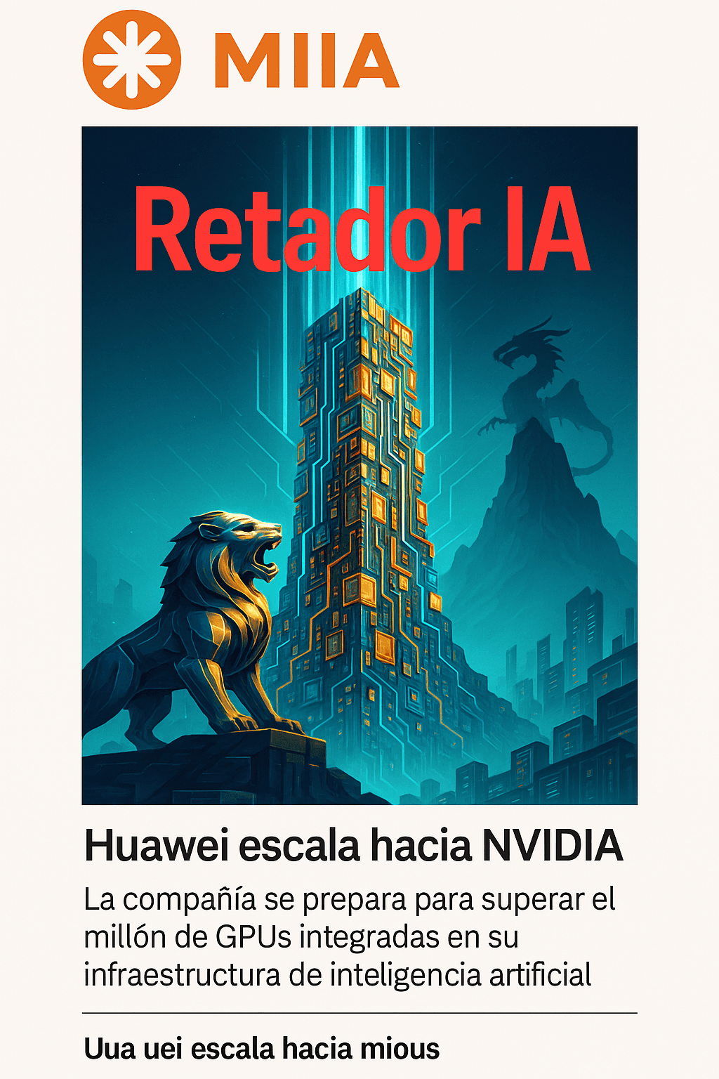 Huawei impulsa supernodo con 15,000 procesadores para superar a NVIDIA en China