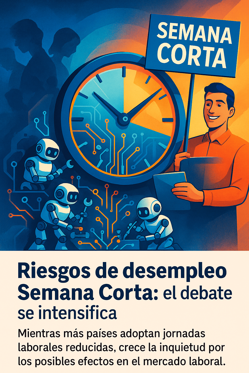 IA impulsa posible transición a semana laboral de tres días según CEO tecnológicos