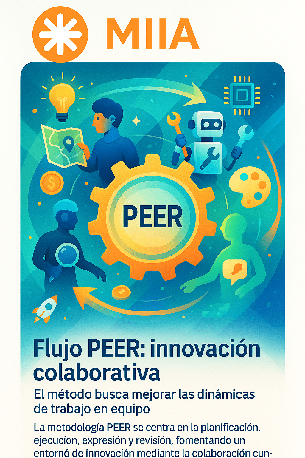 Construcción de sistemas multiagente inteligentes con patrón PEER y Gemini 1.5