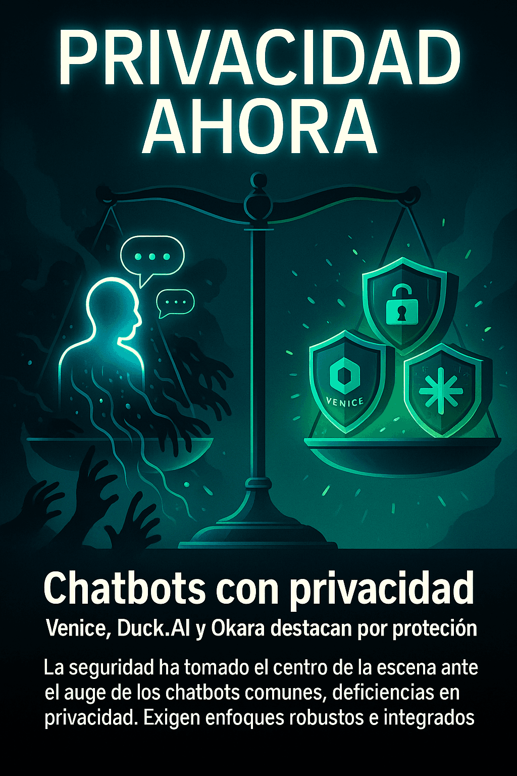 Chatbots IA centrados en privacidad: tres alternativas disruptivas