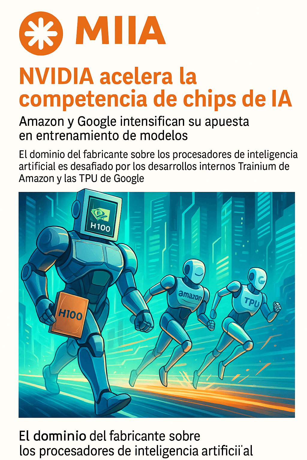 Amazon y Google desafían a NVIDIA con nuevas arquitecturas de IA avanzadas