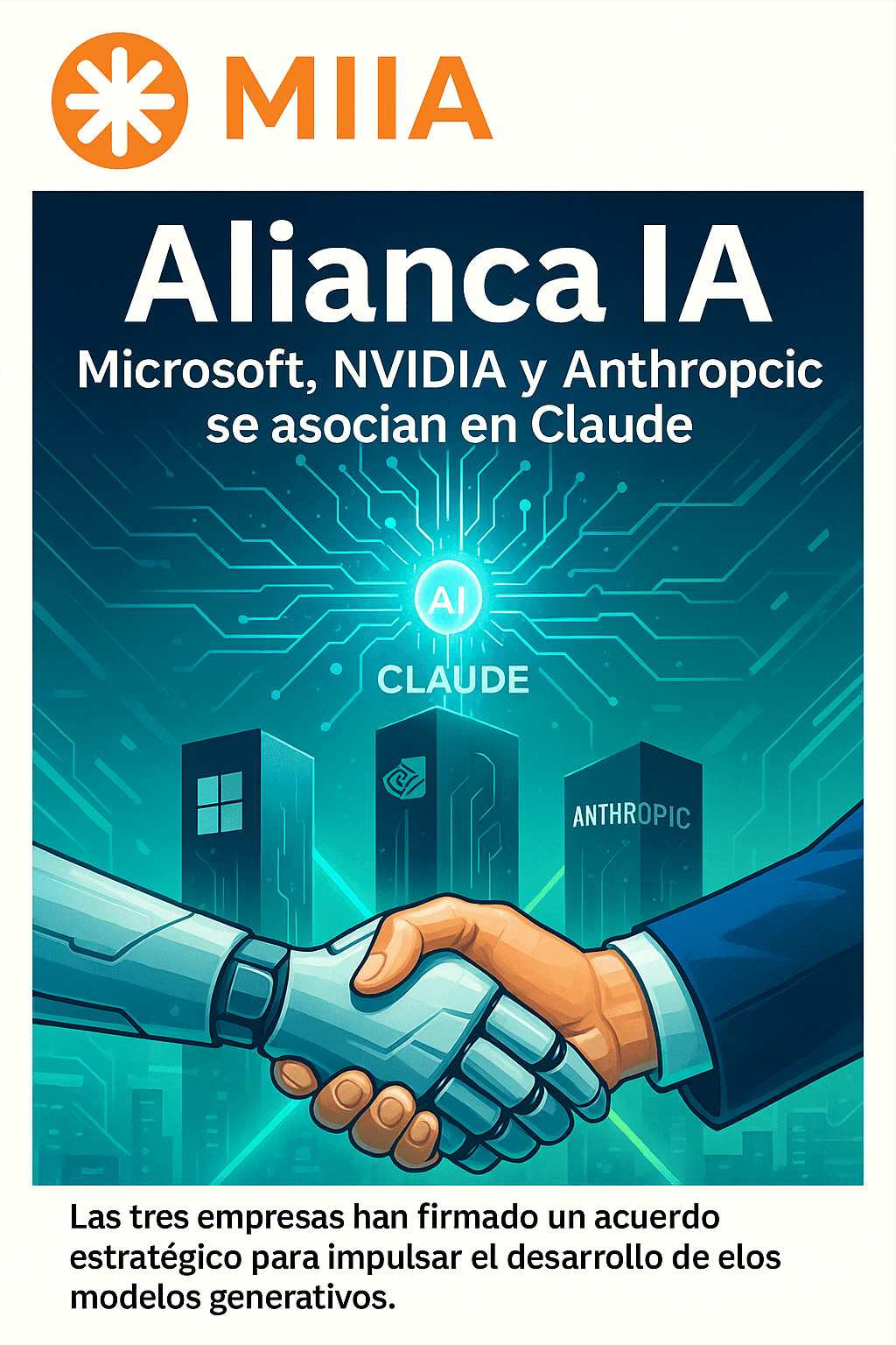 Alianza multimillonaria impulsa financiación circular en IA con NVIDIA y Microsoft