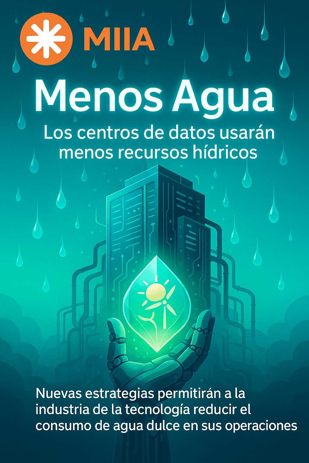 Nuevo análisis revela menor consumo hídrico en centros de datos de lo esperado