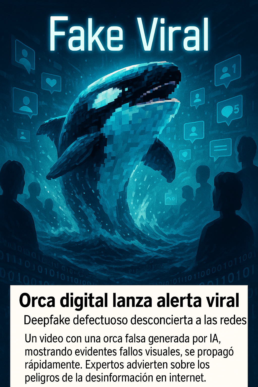 Video IA genera masiva falsificación con orcas y tiburones en Instagram