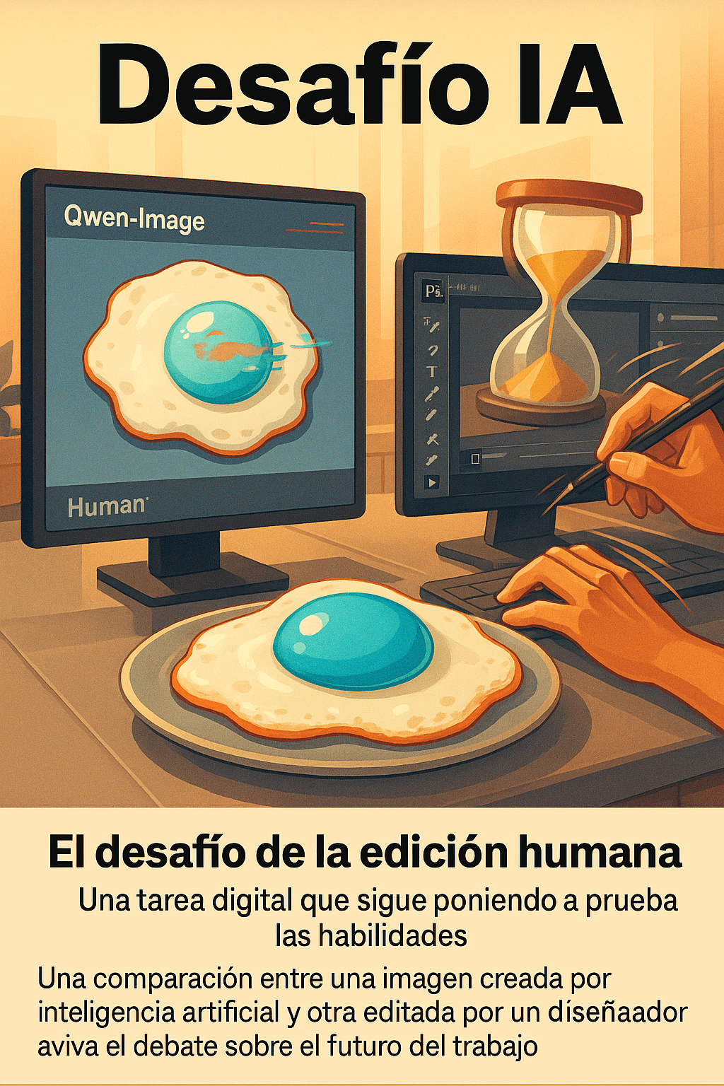 Métrica innovadora evalúa velocidad de IA versus editores humanos en tareas visuales