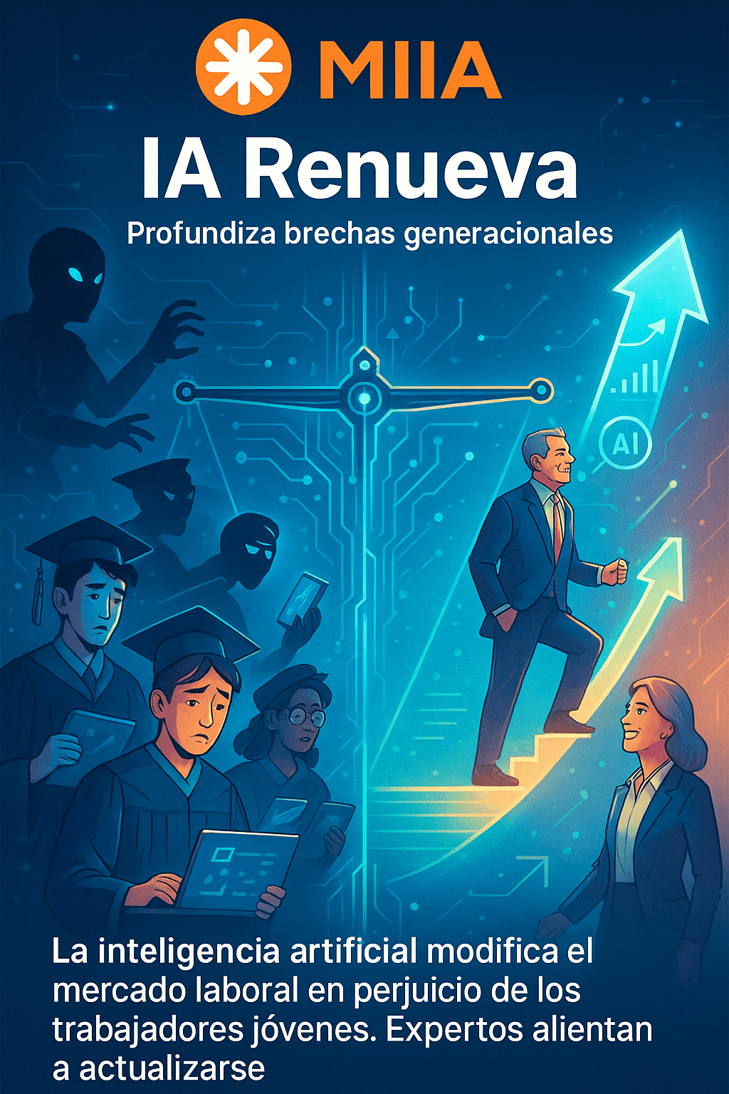 Diversos informes de IA proyectan escenarios laborales divergentes pero plausibles