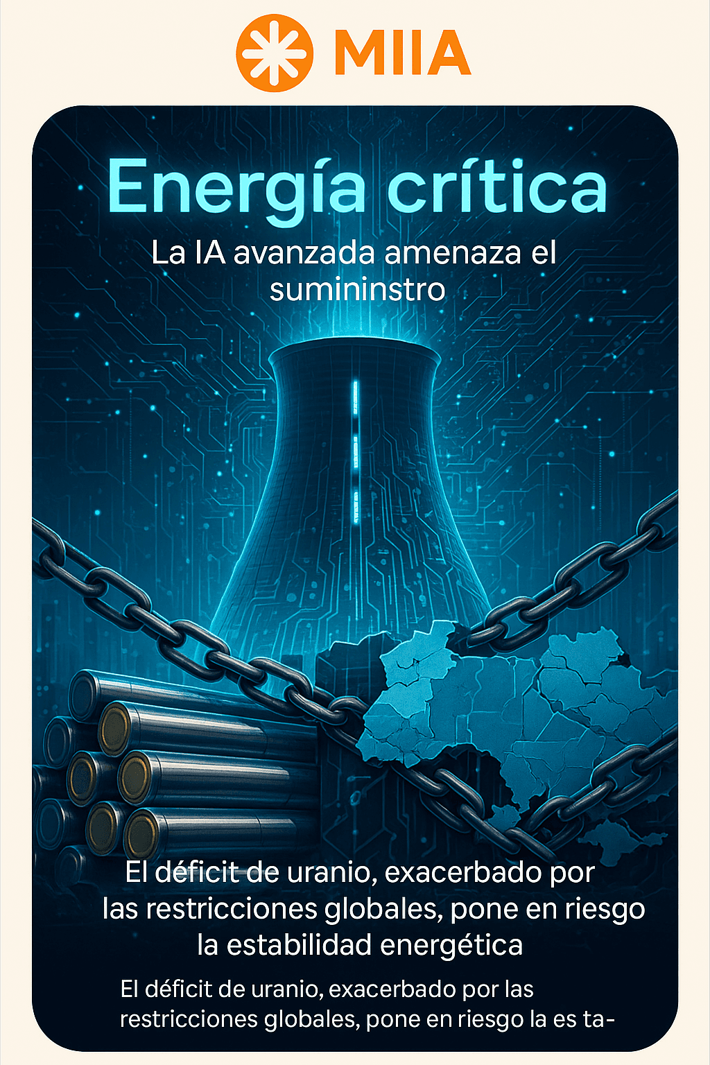 Control del uranio: clave estratégica para el poder en IA y semiconductores