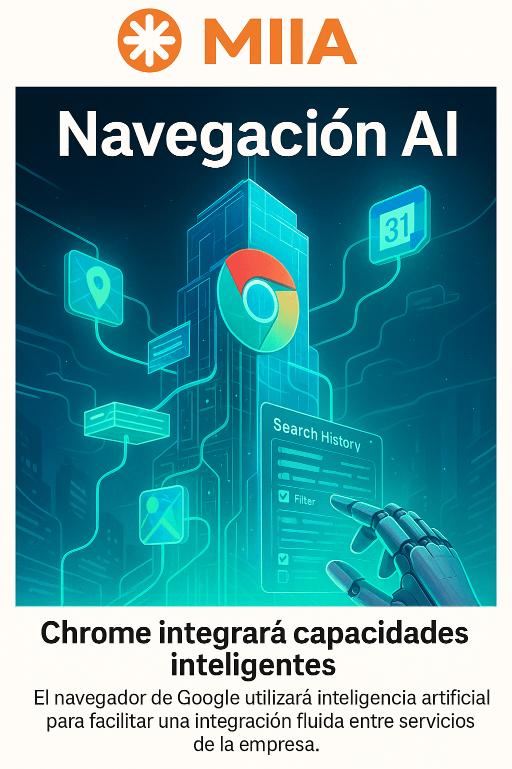IA integrada en Chrome redefine el futuro del navegador web tradicional
