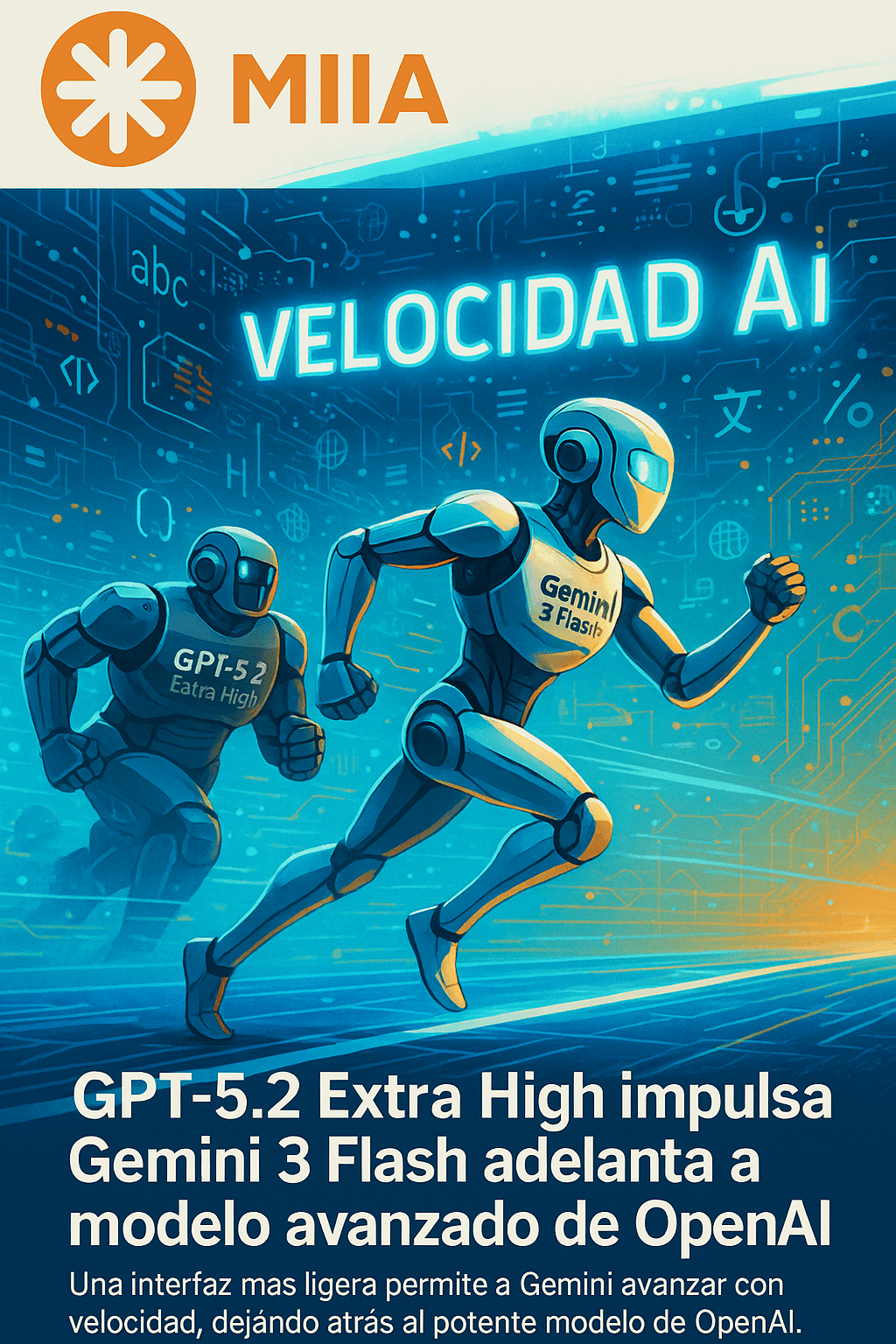 Gemini 3 Flash supera a GPT-5.2 Extra High en rendimiento ligero