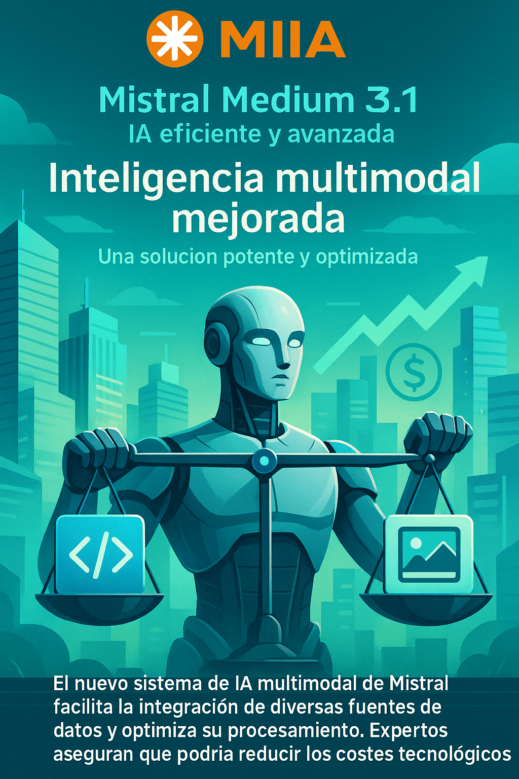 Mistral Medium 3.1 impulsa LLMs multimodales con eficiencia avanzada