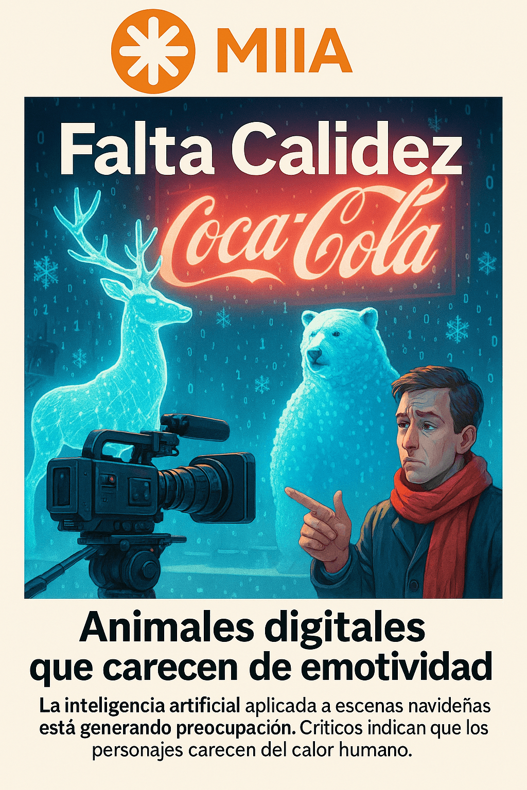 Anuncio de Coca-Cola generado por IA desata polémica navideña
