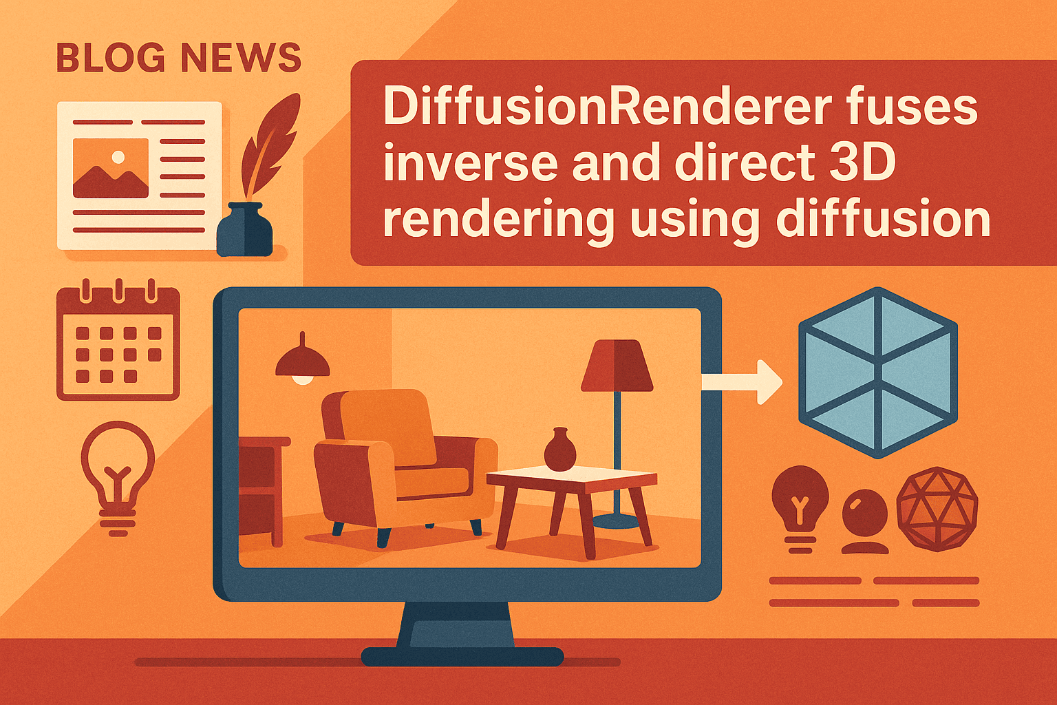 NVIDIA lanza DiffusionRenderer: edición editable de videos 3D realistas AI