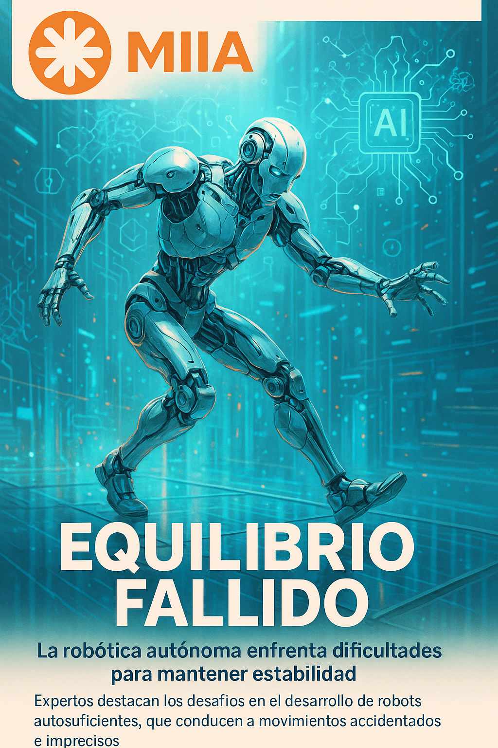 Robot humanoide ruso falla durante demostración pública de saludo