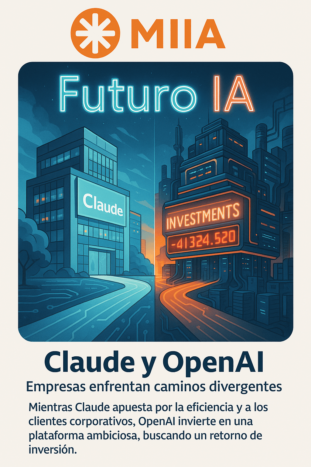 Anthropic supera a OpenAI en rentabilidad de modelos de IA avanzados