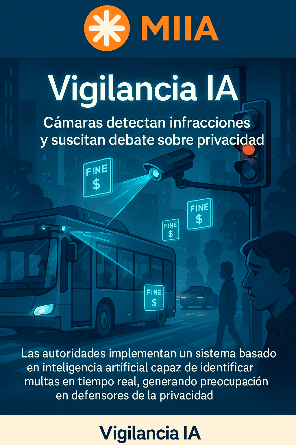 Debate en España sobre aceptación de multas por cámaras con IA
