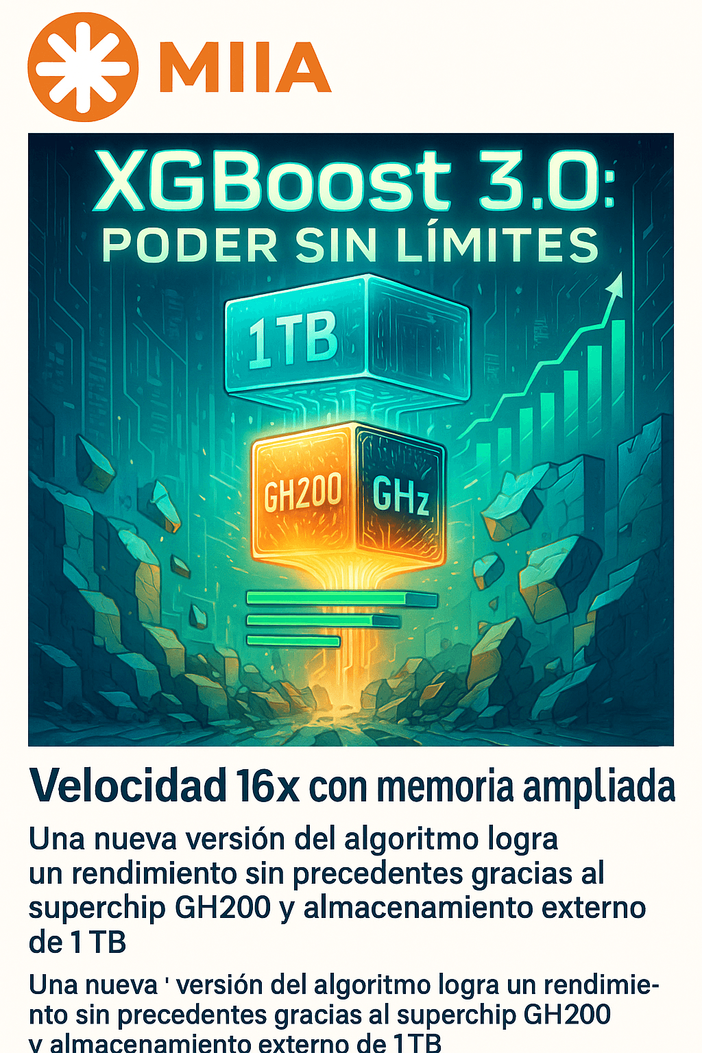 XGBoost 3.0 escala entrenamiento de GBDT a terabytes con GH200