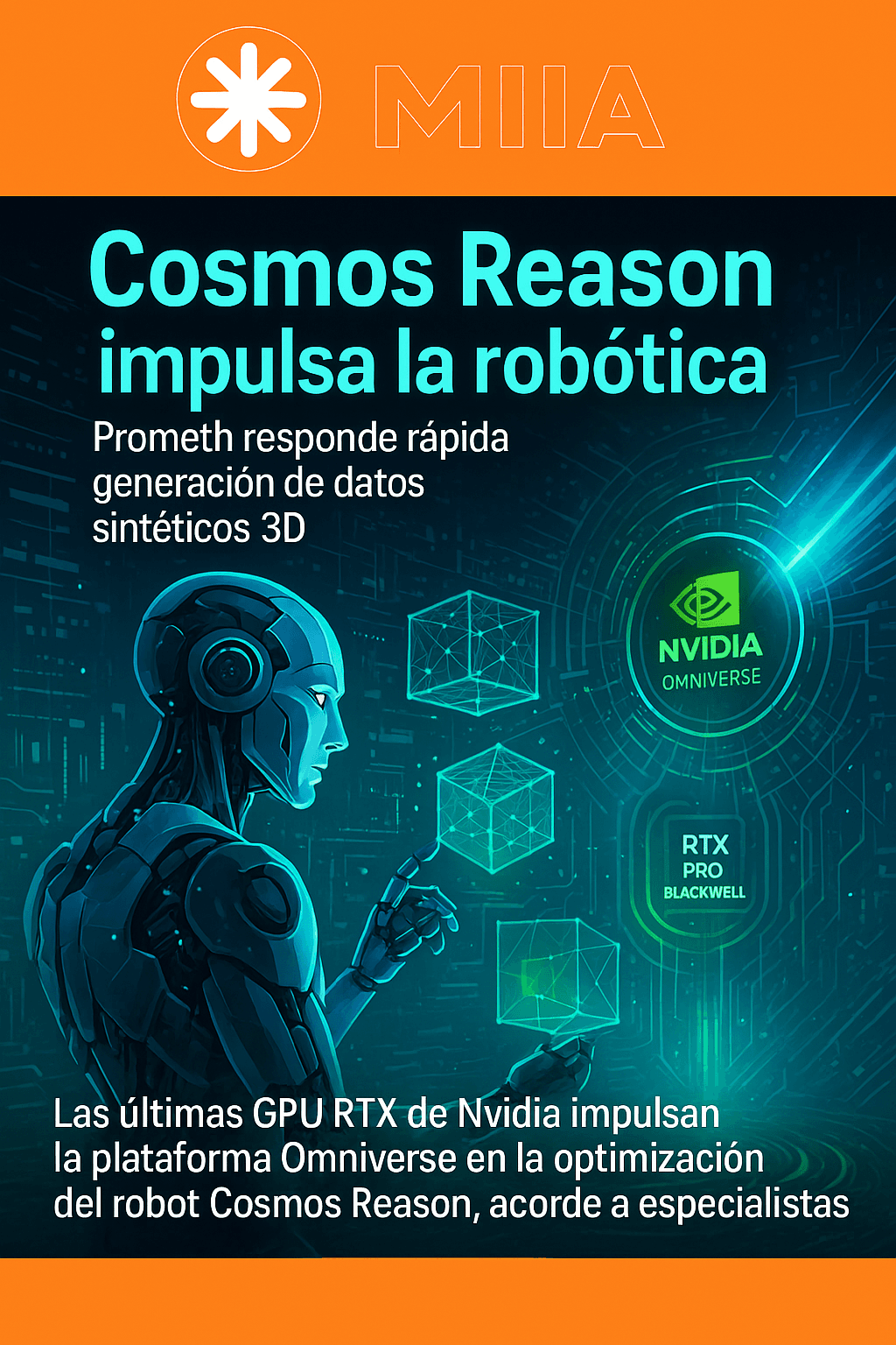 Nvidia presenta stack AI integral y modelos Cosmos para robótica avanzada