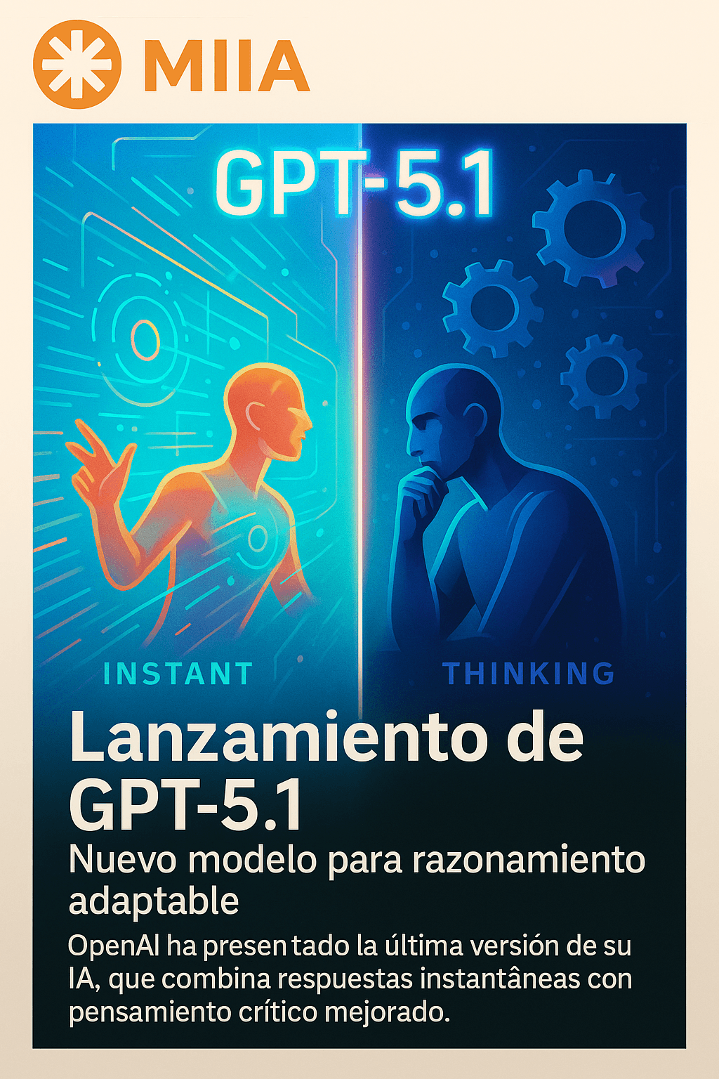 GPT-5.1 introduce doble personalidad para personalizar experiencias a 800M usuarios