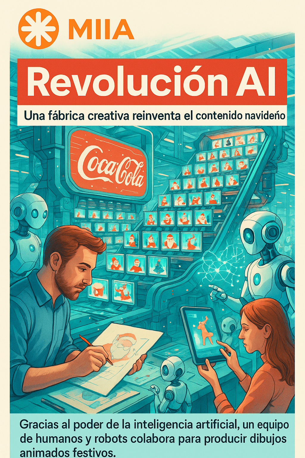 Anuncio navideño de Coca-Cola desafía IA en optimización de recursos