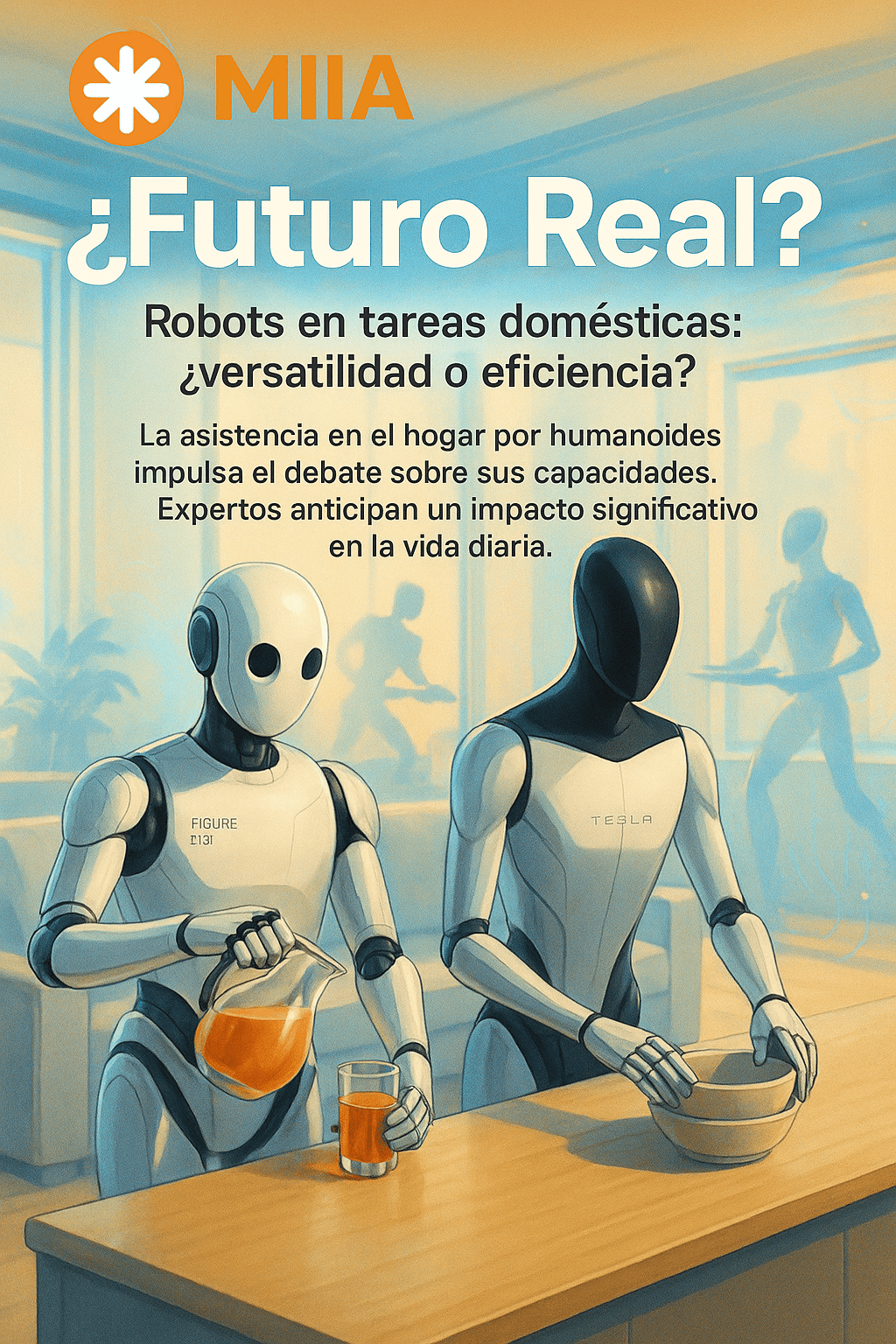 Desafíos y realidades en la integración de robots humanoides domésticos