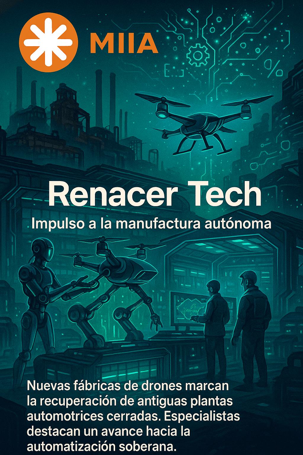 Reactivación industrial impulsa producción masiva de drones de combate autónomos