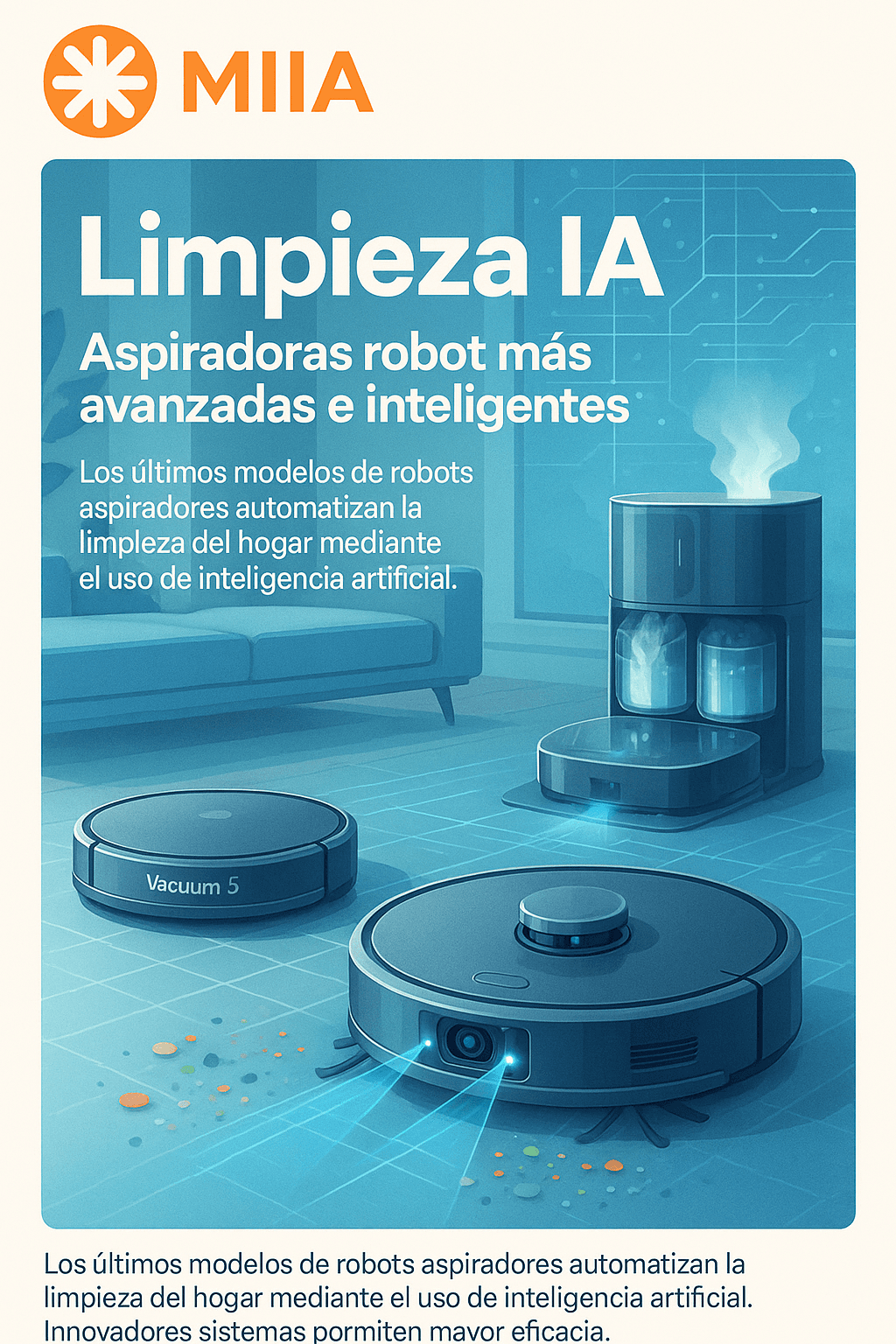 Xiaomi Robot Vacuum 5 Pro integra IA y cámaras para limpieza avanzada